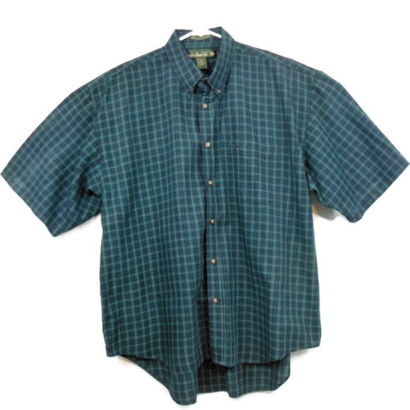 Mens Knights of Round Table Green Plaid SS Shirt - Picture 1 of 8